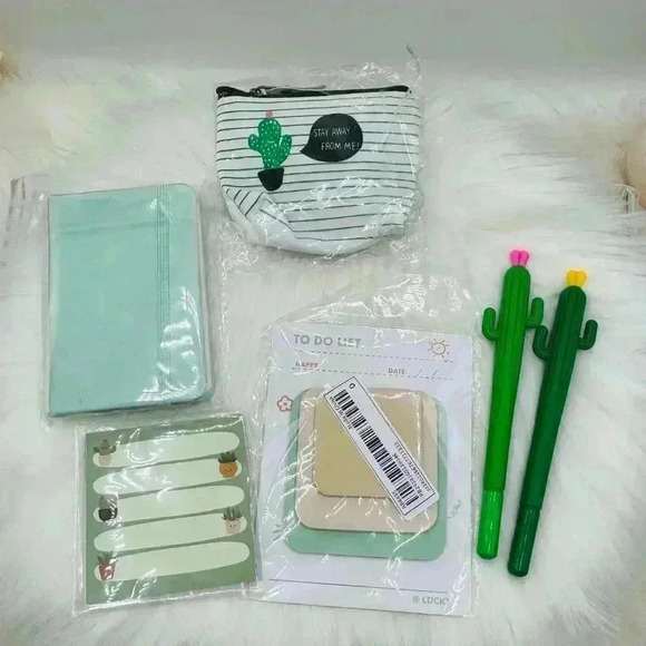 Cactus Stationary Set with Coin Purse - Picture 7 of 7